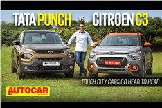 Citroen C3 vs Tata Punch video comparison 